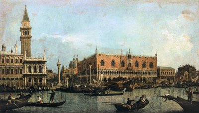 The Molo, Seen from the Bacino di San Marco by Giovanni Antonio Canal